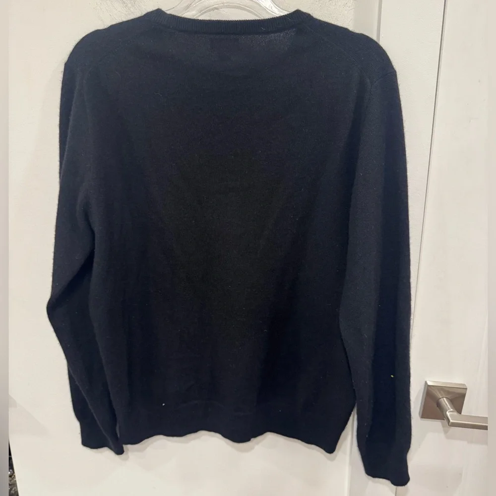 J. Crew Black Crewneck Sweater